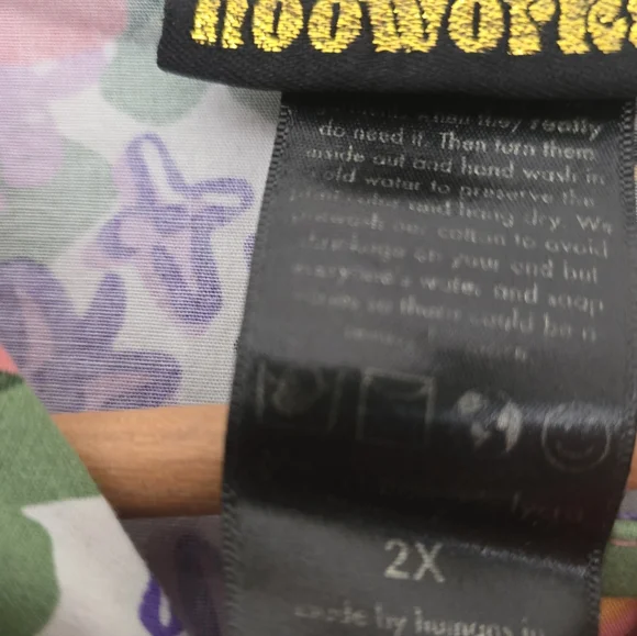 NOOWORKS People I've Loved Short Sleeved Coveralls 2x - Picture 2 of 6